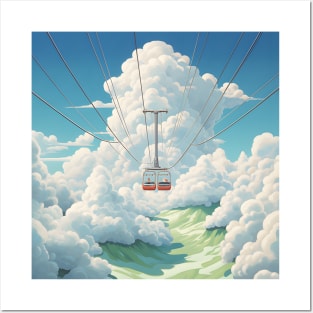 Cool Cloud Chairlift Posters and Art